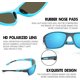 thumbnail image 4 of Gafas de sol deportivas polarizadas KUGUAOK para hombres, conducción, ciclismo, pesca, gafas de sol, 100% gafas de protección UV MFZFUKR WMZL-1648-2, 4 of 5