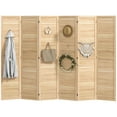 thumbnail image 1 of HOMCOM 6 Panel Folding Room Divider Privacy Screen Indoor Home Decoration, 1 of 10
