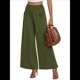 thumbnail image 1 of Pantalones de Yoga de Pierna para Mujer, Informales, Holgados y Cómodos, de Cintura Alta, con Bolsillos. Verde XXL, 1 of 6