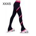 thumbnail image 2 of Soidarity pantalones largos de patinaje sobre hielo medias de spandex pantalones de patinaje pantalones de entrenamiento de equipo amigables con la piel Uniforme atlético Rojo rosa/XXXS Soidarity OD025264-23, 2 of 5