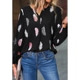 thumbnail image 4 of Blusa elegante para mujer con cuello en V, blusa, camisa, blusa elegante, 4 of 6