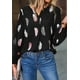 thumbnail image 4 of Blusa elegante para mujer con cuello en V, blusa, camisa, blusa elegante, 4 of 6