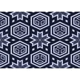 thumbnail image 1 of Ahgly Company Indoor Rectangle Patterned Night Blue Area Rugs, 4' x 6', 1 of 6