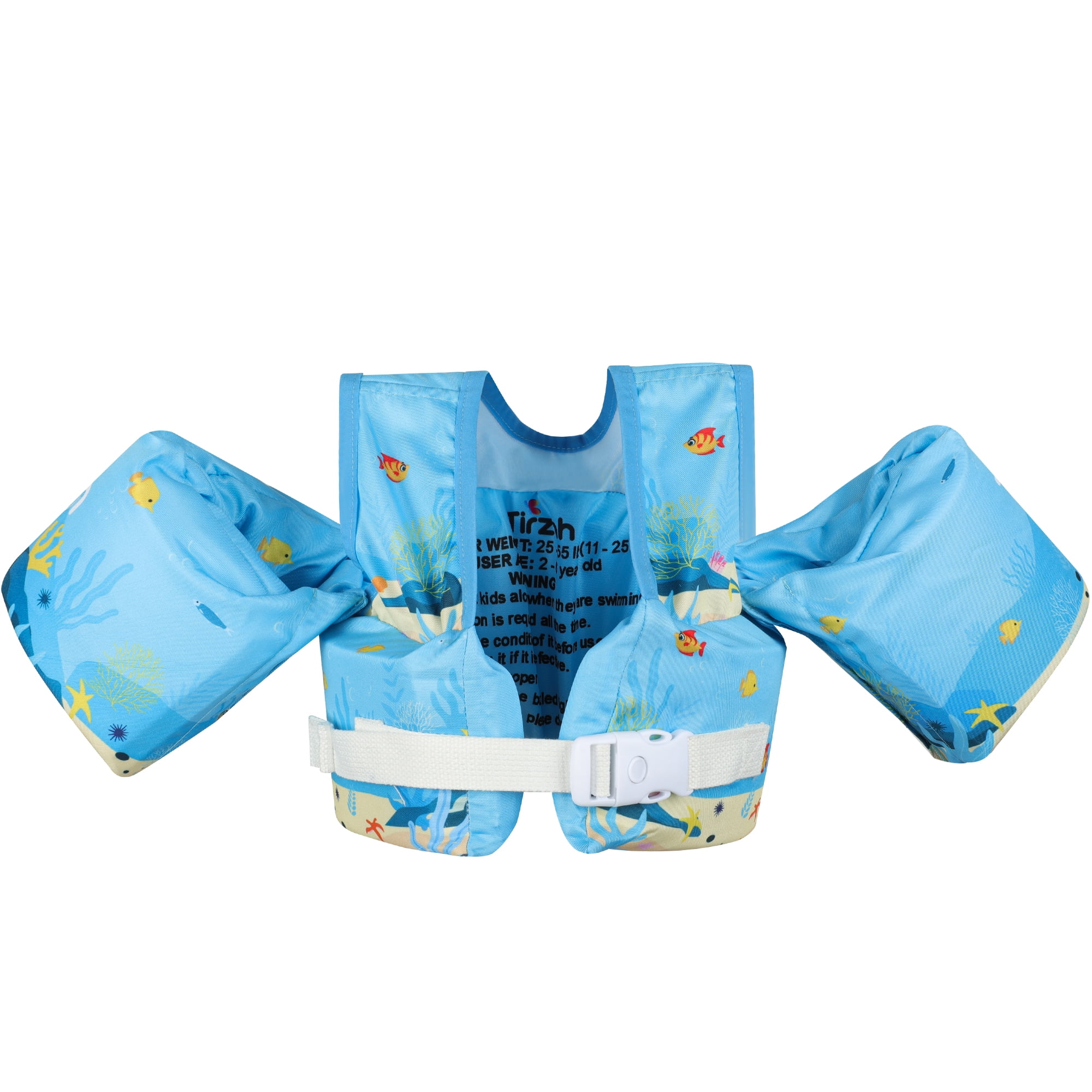 EHIOR  Swim Vest Kids Pool Floats with Shoulder Harness for 25-55 lbs Child - A Graceful Dolphin