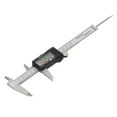 thumbnail image 2 of Calibrador digital Vernier electrónico Herramienta de medición Pantalla LCD de acero inoxidable Pulgada Métrica Alta precisión 0-150 mm, 2 of 14