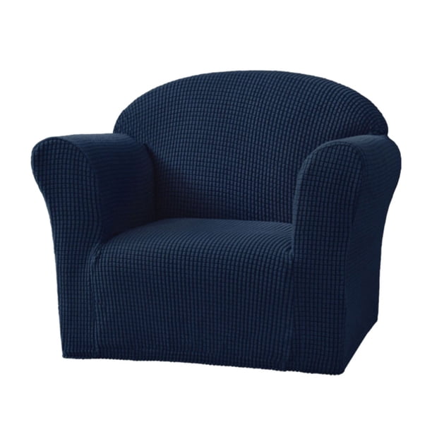 Fundas elásticas para sillas Injueey de poliéster azul oscuro