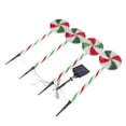 thumbnail image 4 of Luces solares tipo piruleta, IP65, impermeables, 8 modos, 1 por 4, decorativas, LED, para Navidad, para jardín, camino y patio., 4 of 14