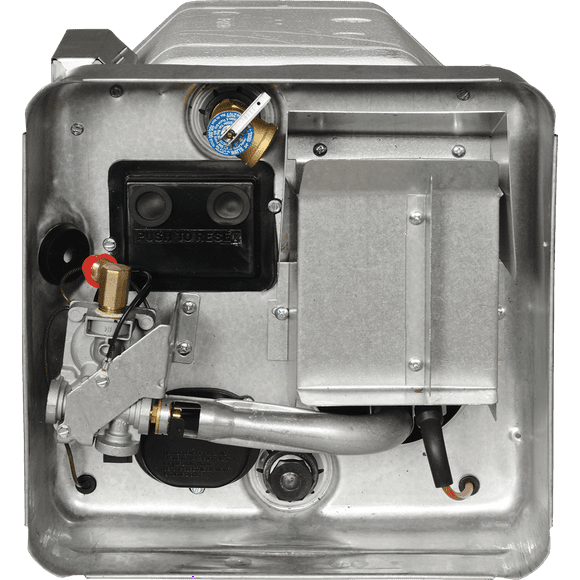 Suburban Mfg Water Heater 5230A Gas-Electric; Model Number SW10DELC; 10 Gallon Tank; Direct Spark Ignition; 1440 Watt; 12000 BTU; 47 Pounds; Non Portable