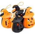 thumbnail image 1 of piezas decoración de calabaza de Halloween linterna de cerámica decoración de calabaza linterna LED colgante para Hal Sailing Electrónica, 1 of 5