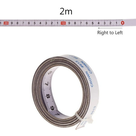 

Miter Saw Track Tape Measure Self Adhesive Backing Metric Steel Ruler 1/2/3/5M