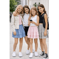 thumbnail image 3 of One Step Up Girls Scooter Skirts - 2 Pack Soft Breathable Pull-On Ruffled Skirts for Girls, 3 of 7