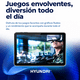 thumbnail image 3 of Tableta Hyundai HYTab Plus 10LB4 10.1” 4G LTE 8GB RAM 256GB Android 15 WiFi Gris con Stylus, Audífonos y Protector, 3 of 5