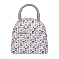 thumbnail image 1 of Balery Nautical And Pirate Owls Bolsa de Almuerzo para Mujeres, Caja de Almuerzo, Bolsa de Almuerzo Pequeña Impermeable, Tote de Almuerzo Reutilizable con Gran Capacidad, 1 of 6