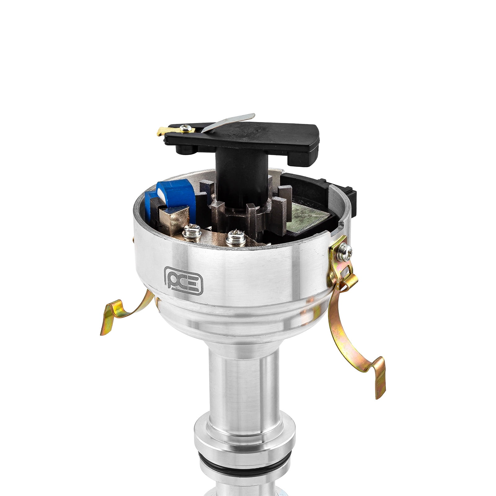 Speedmaster PCE376.1222.02 Compatible with Ford 351c Cleveland 460 8020 Series Pro Billet Ready to Run Distributor [Blue]