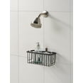 thumbnail image 5 of SunnyPoint NeverRust Aluminum Shower Caddy Basket Organizer Storage Rack, Removable Adhesive Pad; No Drilling for Bathroom, Kitchen, 5 of 6