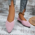thumbnail image 4 of GUOBIOZIY Sneakers for Womens Casual Sneakers Lightweight Knit Sock Walking Shoes(Pink,7), 4 of 7