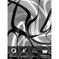 thumbnail image 7 of Grey Geometric Cloth Napkins Set of 4 Reusable Dinner Napkins, Retro Black White Abstract Striped Lines Cocktail Napkin Washable Table Napkins for Wedding/Holiday Party/Baby Shower 20"x20", 7 of 7