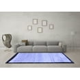 thumbnail image 3 of Ahgly Company Indoor Rectangle Solid Blue Modern Area Rugs, 5' x 7', 3 of 4