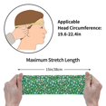thumbnail image 6 of Qekee Flying Bees Sports Sweatband, Workout Headband for Running, Exercise, Cycling Fit Head Circumference 19.6-22.4 inches, 6 of 9