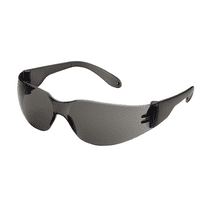 Safety Glasses, ANSI Z87.1 Certified, Grey Lens, 12-Pack, Scratch-Resistant, UV