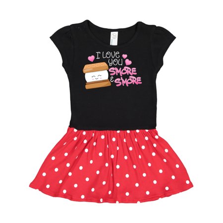 

Inktastic I love you S more and S more Gift Toddler Girl Dress