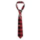 thumbnail image 1 of Balery Red Buffalo Plaid Corbata Clásica de Seda para Hombre, Corbata Tejida Jacquard, Corbatas Formales para Negocios y Bodas, 1 of 7