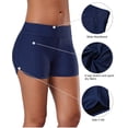 thumbnail image 7 of Swimsuit Bottoms For Women Fitness Boardshorts Wilde Waistband Tankini Bottoms, 7 of 7