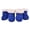 Blue, variant on GASTROPOD 4Pcs Dog Shoes Soft Suede Material Dog Booties Warm Fleece Lining Dog Boots & Paw Protectors Anti-Slip Sole Dog Rain Boots 4.5x4.0cm,Brown