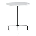 thumbnail image 5 of SAFAVIEH Berlin Tripod Guitar Pick Style Side Table, White Lacquer, 5 of 12