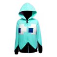 thumbnail image 1 of Sudadera Pacman Y Fantasmas Bordada Suave Y Afelpada, 1 of 1