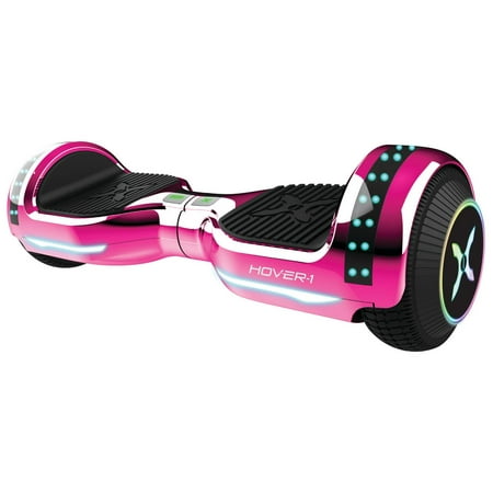 Hover-1 Matrix UL Certified Electric Hoverboard With 6.5 In. Wheels, LED Sensor Lights, LED Wheel Well Lights, Bluetooth Speaker; Ideal for Boys and Girls 8+ and Less Than 180 lbs, Pink