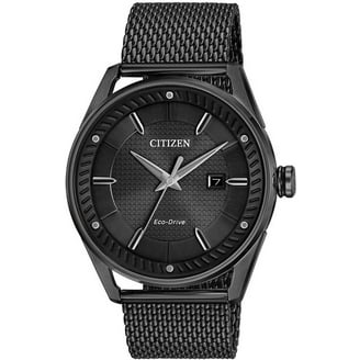 Citizen Men's Eco-Drive Black IP Stainless Steel Chronograph Watch