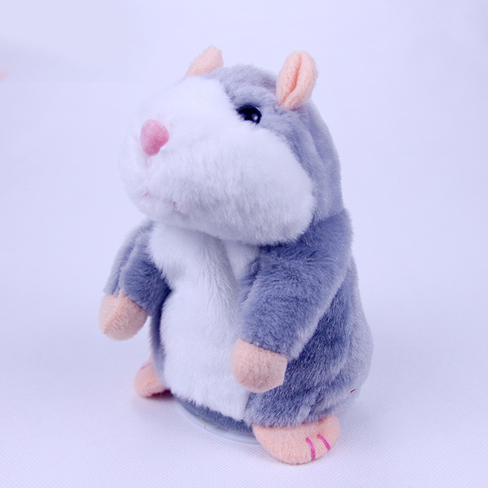 repeating talking plush hamster