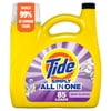 Tide Simply Liquid Laundry Detergent, Clean & Fresh, Berry Blossom Scent, 85 Loads, 107 fl oz