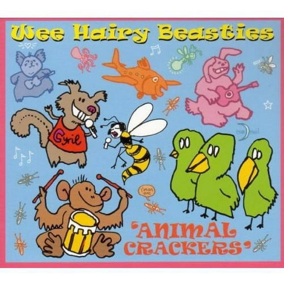 Wee Hairy Beasties - Animal Crackers - Children's Music - CD