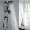 thumbnail image 2 of Multi Function Handheld Shower Head, Complete Shower System with Rough-in Valve, 2 of 5