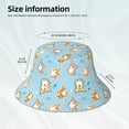 thumbnail image 3 of Sikiie Corgi Dog 1 Reflective Double-Sided Bucket Hat, Sun Hat, for Gardening, Beaching, Camping, Hiking, Fishing, 3 of 6