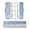 Butterflies Books and Flowers, variant on Plastic Pencil Box Large Capacity Pencil Boxes Clear Boxes with Snap-Tight Lid Stylish Office Supplies Storage Organizer Box Small White and Pink Flowers