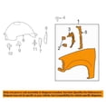 thumbnail image 3 of For 07-17 Expedition 07-14 Navigator Front Fender Quarter Panel Primed Left Side, 3 of 4