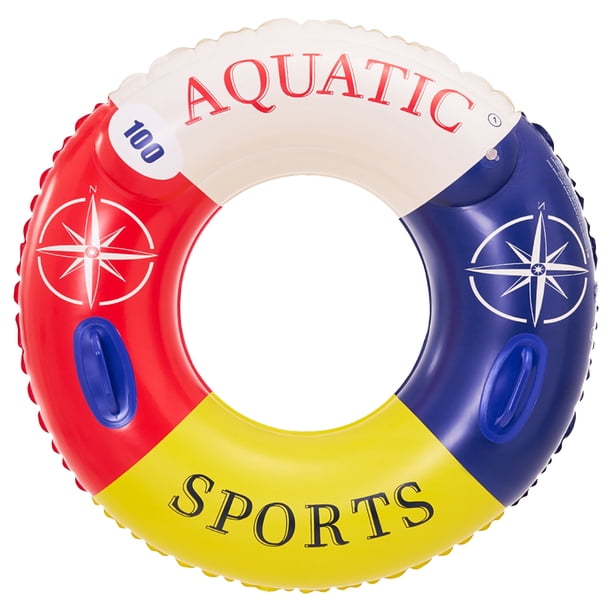 Flotadores Piscina PVC Tubo Flotador Natación Anillo Inflable Con para Juegos Acuáticos