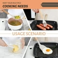 thumbnail image 2 of Kitchen Utensils Set, 24 Pcs Silicone Cooking Utensils Set with Holder, Non-Stick Silicone Cooking Kitchen Utensils with Wooden Handle Spatula Set, Spoons, Pasta Server, Dishwasher Safe (Khaki), 2 of 9