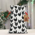 thumbnail image 5 of Honeii Retro Rooster Print Small Burlap Bags,Christmas Drawstring Treat Bags Gift Bags Reusable Candy Goodie Wrapping Bags for Holiday Party Favors Supplies -Small, 5 of 9