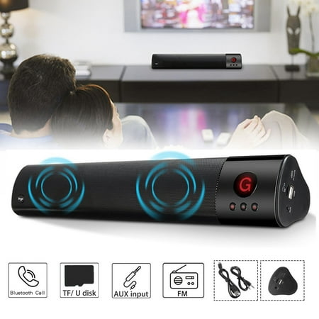 Wired/Wireless 3D 360° Stereo Surround bluetooth Home Theater TV Soundbar FM Radio Soundbox Speaker Amplifier Subwoofer Portable TF+USB+AUX for Cellphone Computer