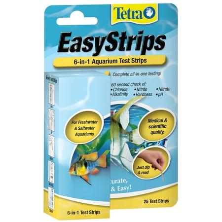 Tetra Second Nature 19542 6-in-1 EasyStrips Test Strips, 25-Pack
