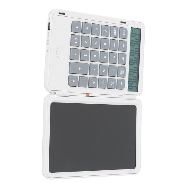 Calculadora Plegable, Calculadoras De Oficina Plegables Resistentes Al Desgaste Práctico Conveniente Para Llamar Para Reunirse Para Trabajar Para Estudiar ANGGREK Blanco