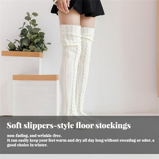 Beige solid stockings online