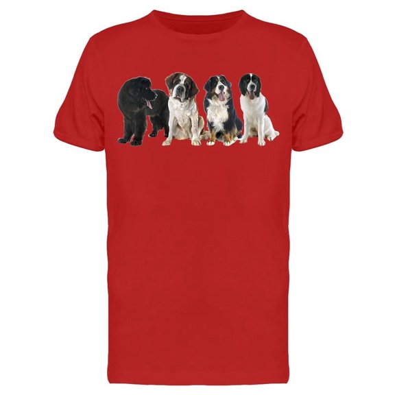 A Lot Of Big Cute Dogs Tee Men's -Image by Shutterstock