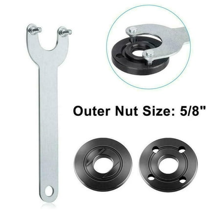 

5/8 -11 Flange Lock Nut Angle Wrench Spanner For Milwaukee Grinder X3 Fo G9A9