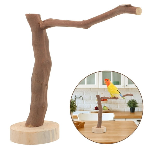 EXHUMKY Parrot Rack Irregular Shape Bird Owners 1Set