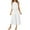 White, variant on Tbopshirt Women's 2 Piece Outfits Women's Cotton And Linen Round Neck Sleeveless Shorts,Top,Widened Leg Pants,Long Pants Set Wide Leg Pants